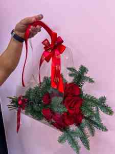 Bouquet in Transparent Divine Bag - Image 6